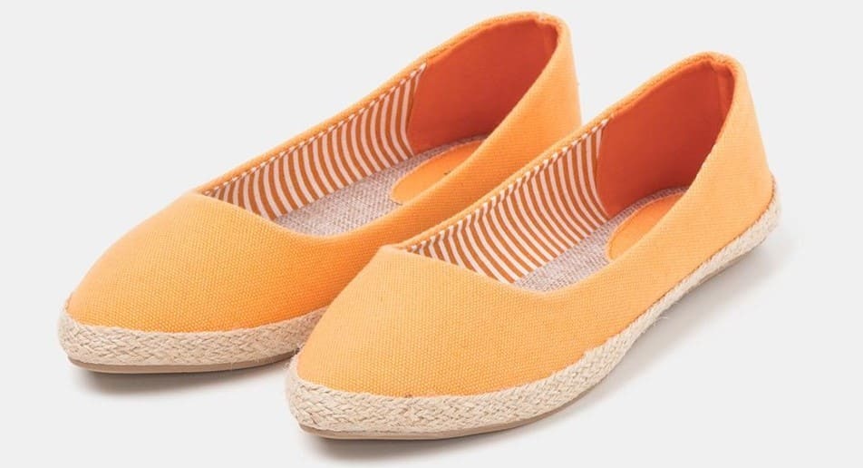 Bailarinas de lona sostenible TEX