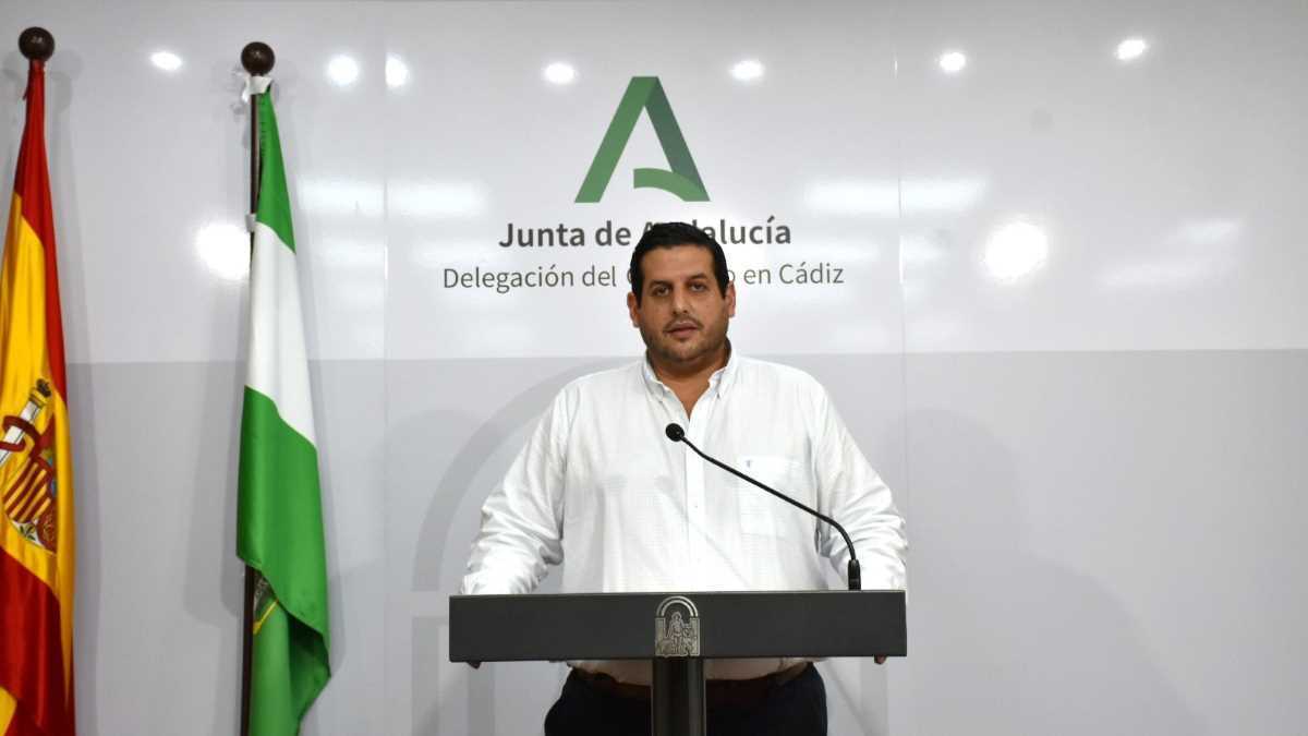 Jorge Vázquez durante la presentación de los actos por el Día del Flamenco 2023