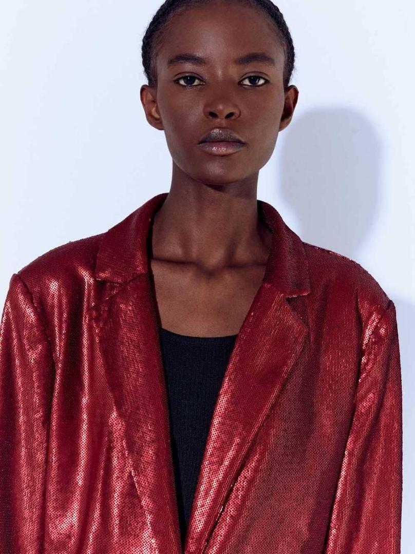 Blazer de lentejuelas de Parfois