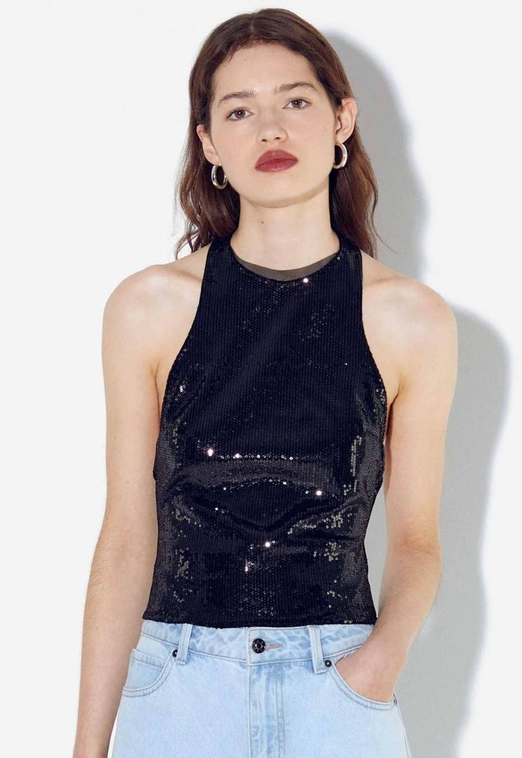 Top de lentejuelas de Parfois