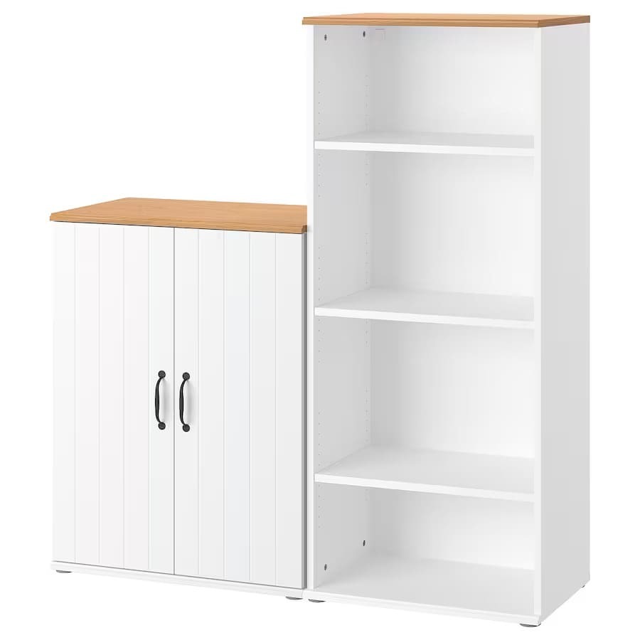 SKRUVBY Estantería con combinación de almacenaje de Ikea