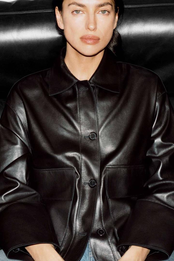 Chaqueta bolsillos zw leather collection de Zara