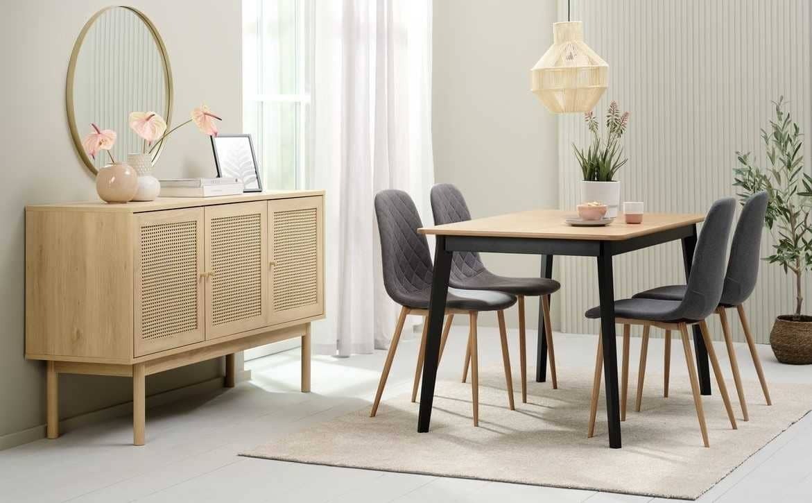 Aparador HALMSTAD 3 puertas color roble de JYSK