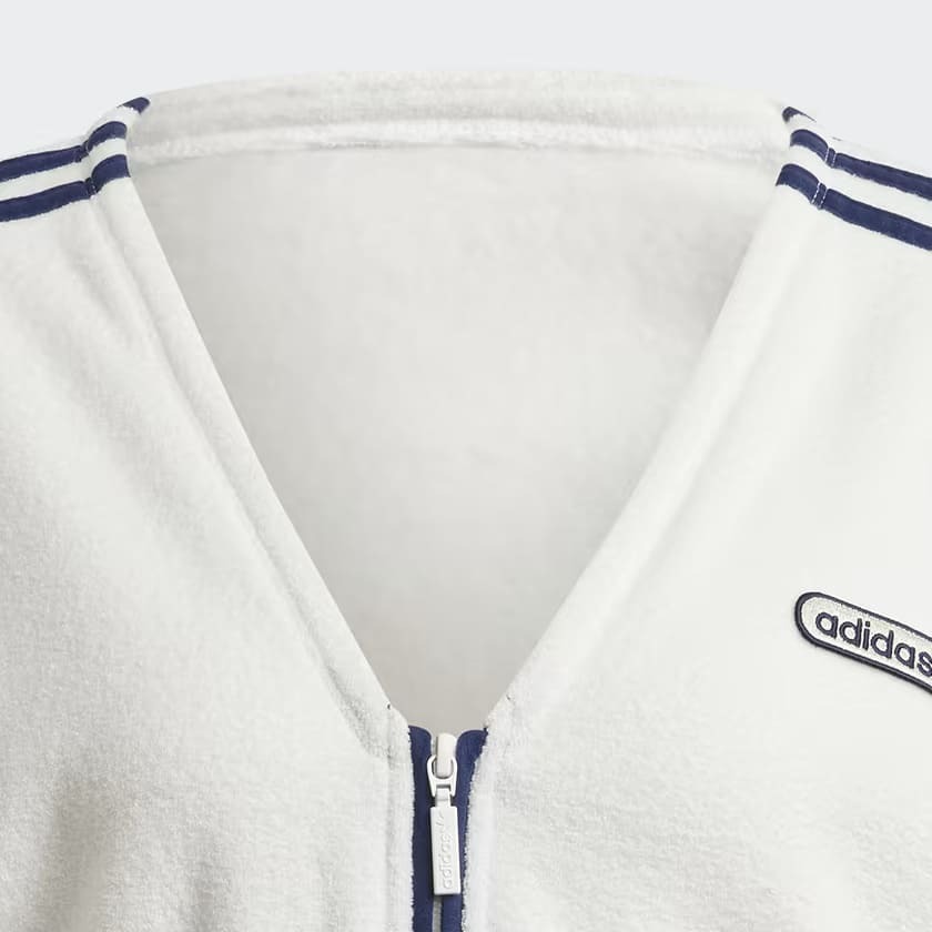 Chaqueta Crop Towel Terry de estilo vintage de Adidas