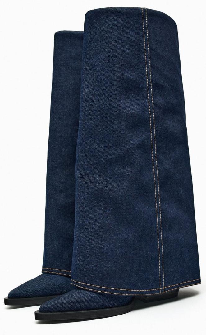 Botas de tacón con polainas