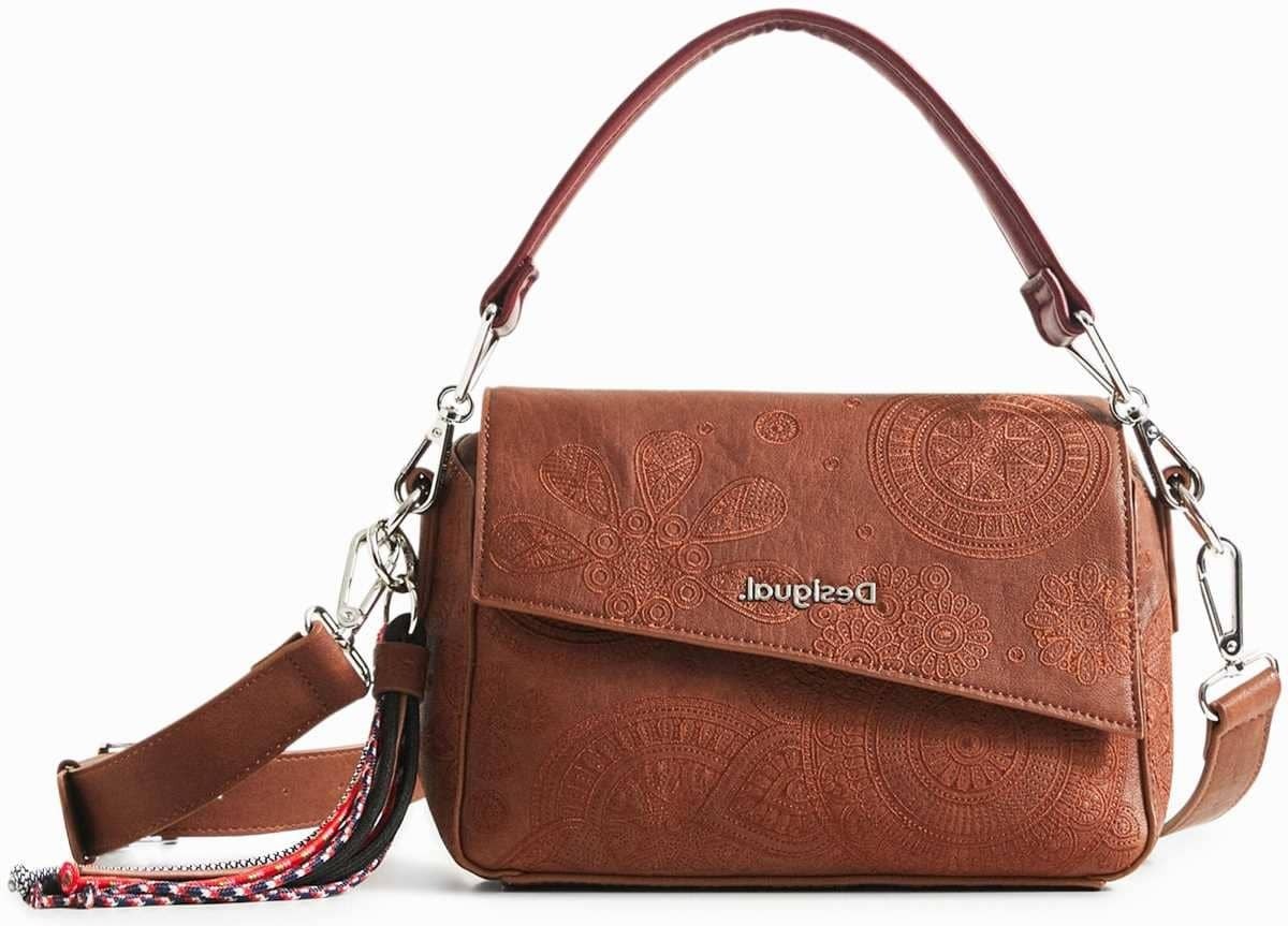 Desigual bolso de mano solapa asimétrica para mujer