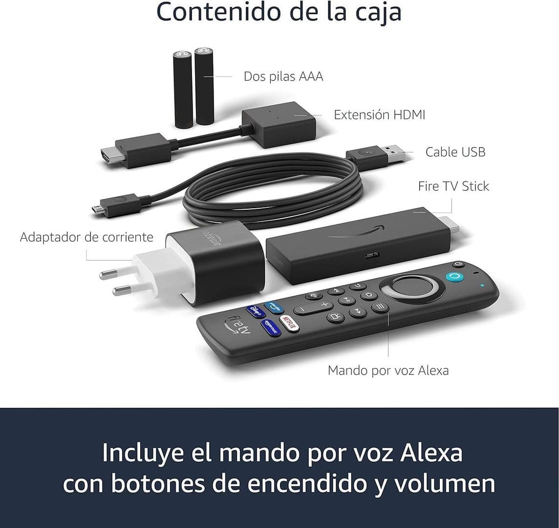 Fire TV Stick con mando por voz Alexa en Amazon
