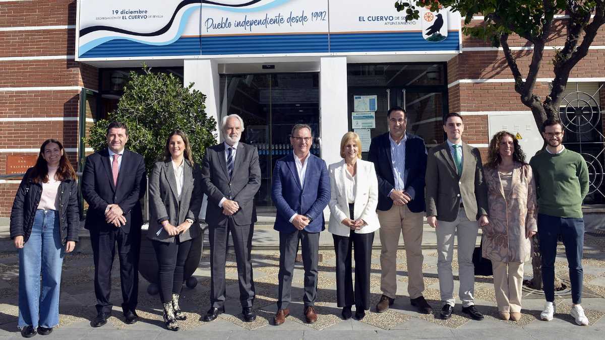 Alcaldesa _ Visita institucional El Cuervo _ 01