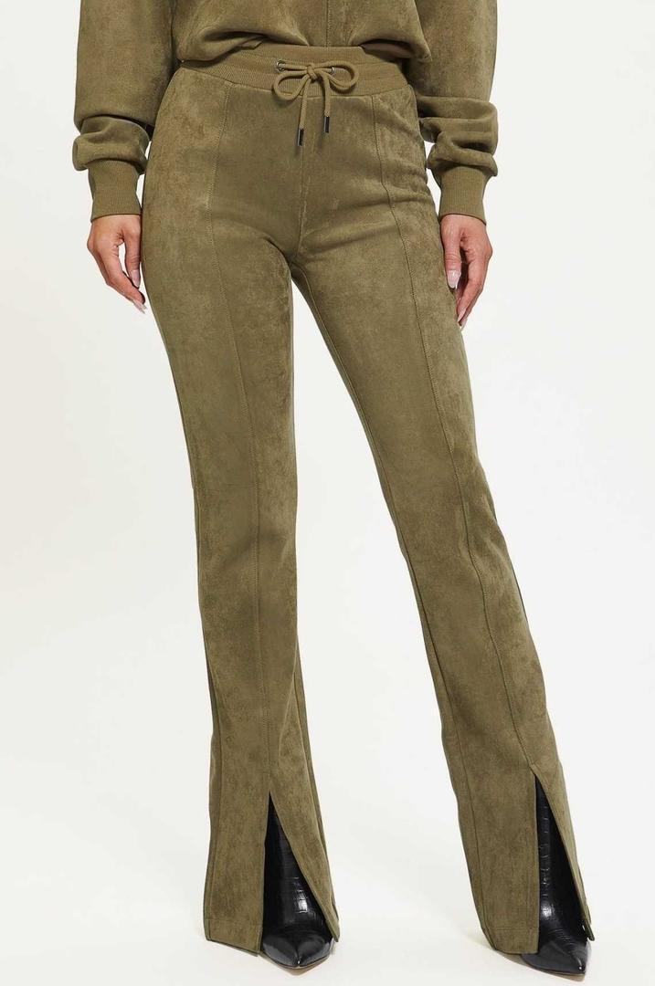 Pantalón acampanado ante sintético de Guess