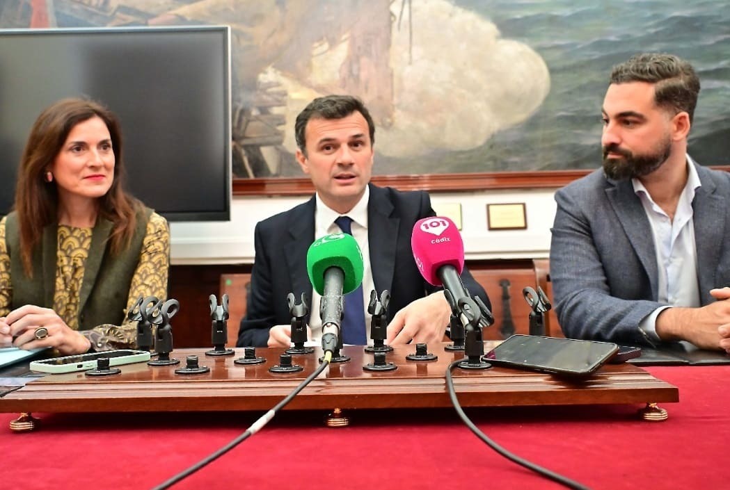 El alcalde Cádiz, durante la última Junta de Gobierno