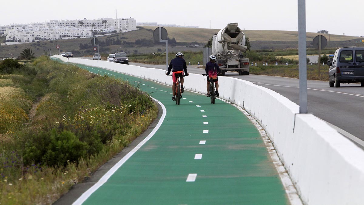 Vía ciclista del tramo Conil - Los Caños