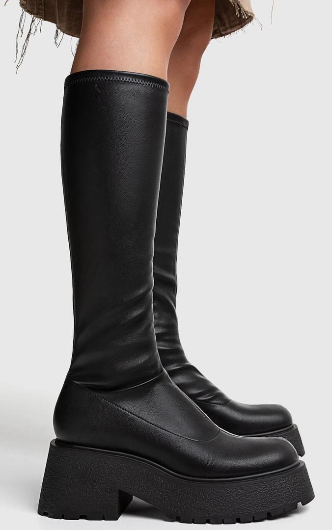 Botas de tacón con caña strech