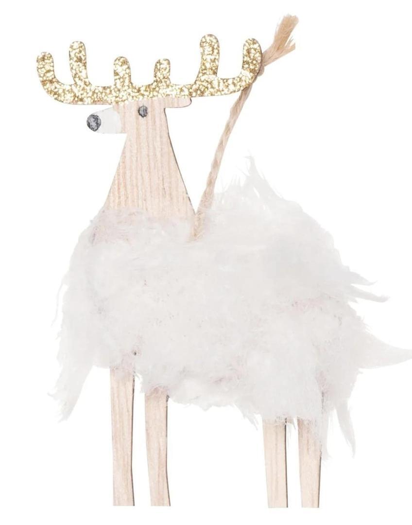 Adorno de navidad de alce