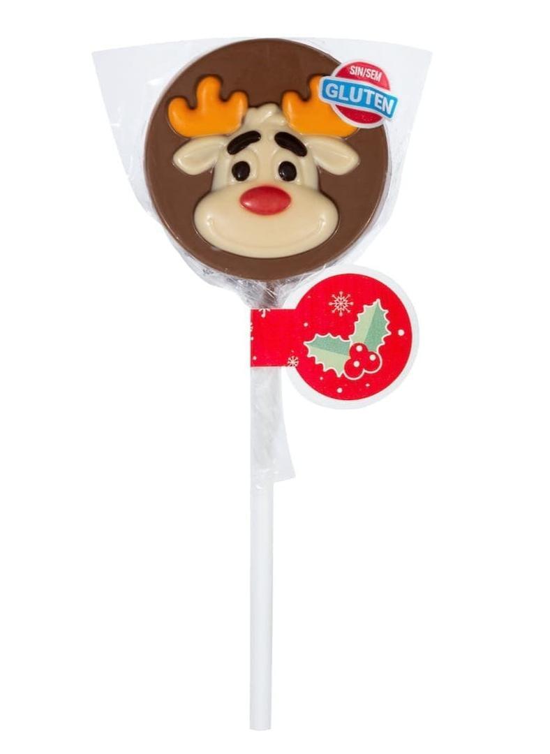 Piruleta de chocolate con leche Hacendado