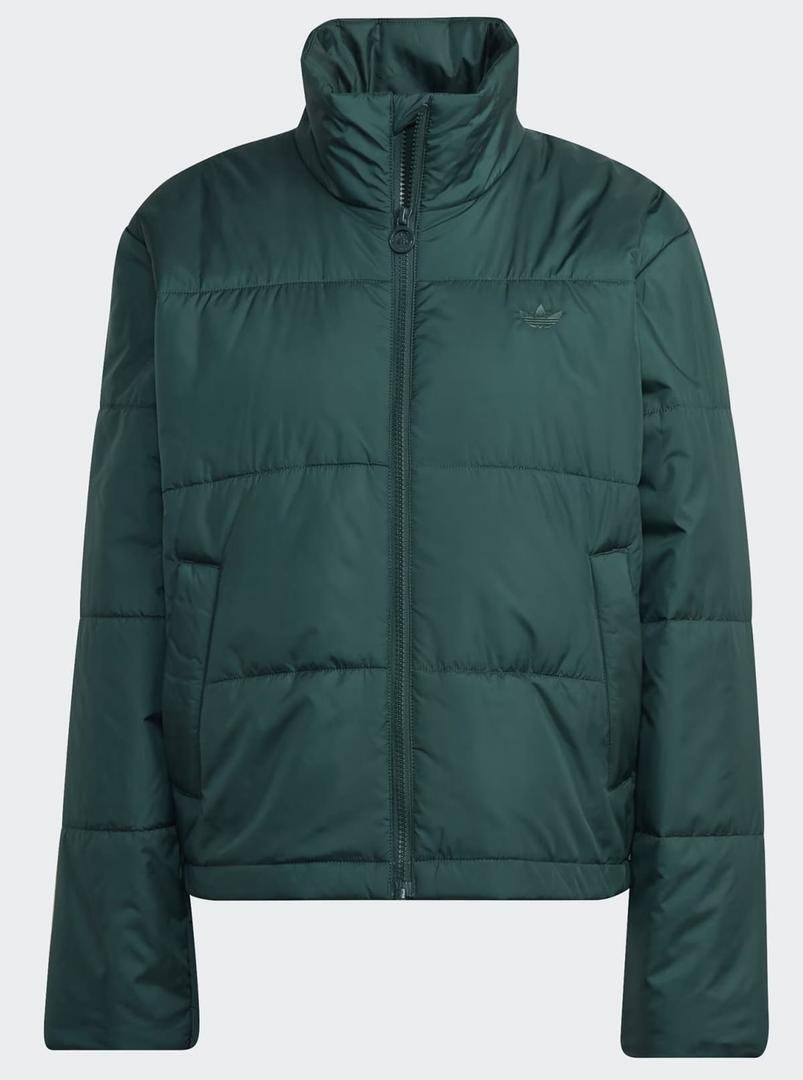 Chaqueta corta puffer con cuello de Adidas