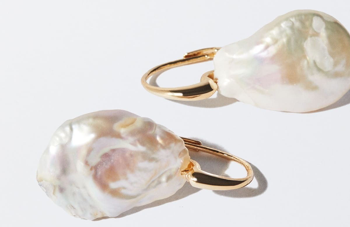 Pendientes con perlas de agua dulce de Parfois