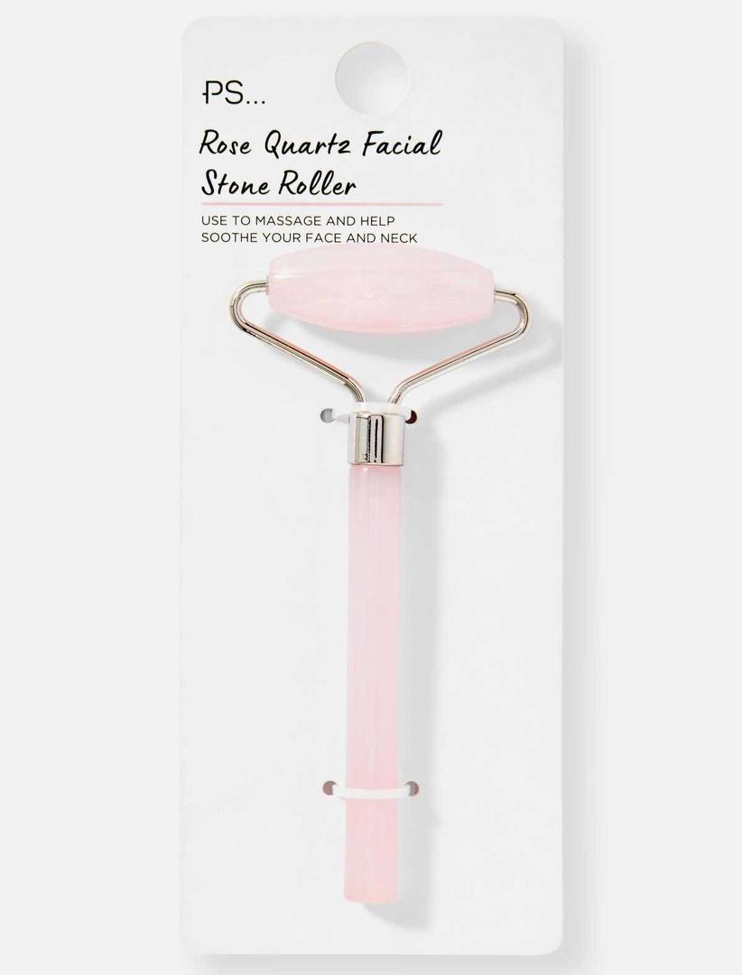 Rodillo facial de piedra de cuarzo rosa de Primark