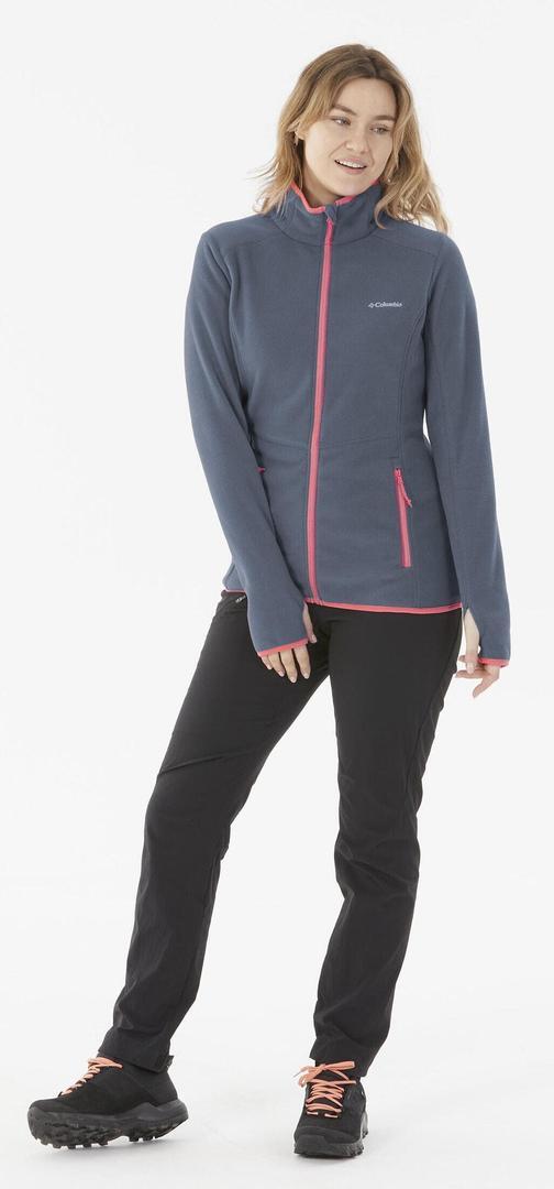 Forro polar de montaña y trekking de mujer Columbia Black en Decathlon