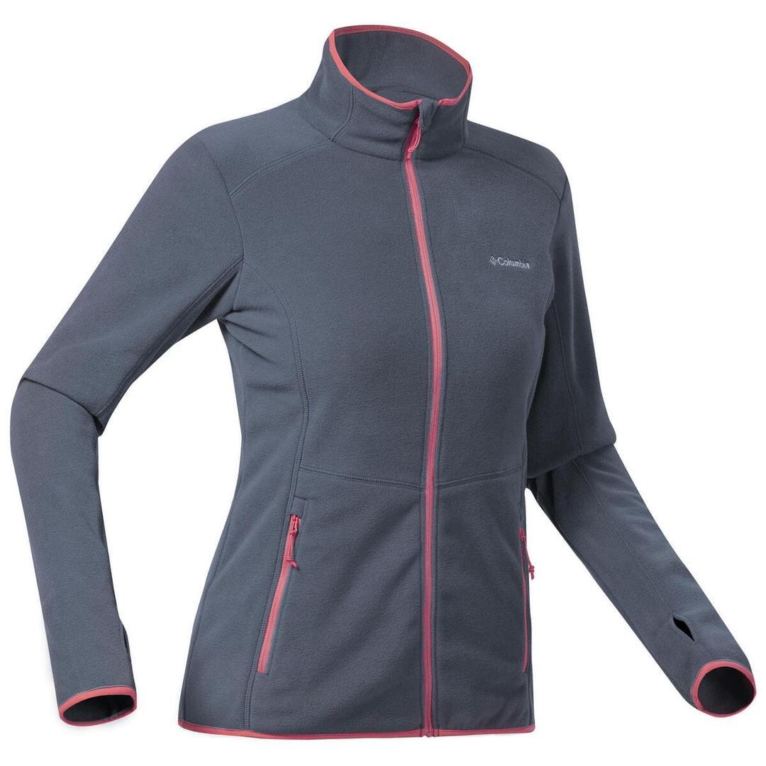 Forro polar de montaña y trekking de mujer Columbia Black en Decathlon