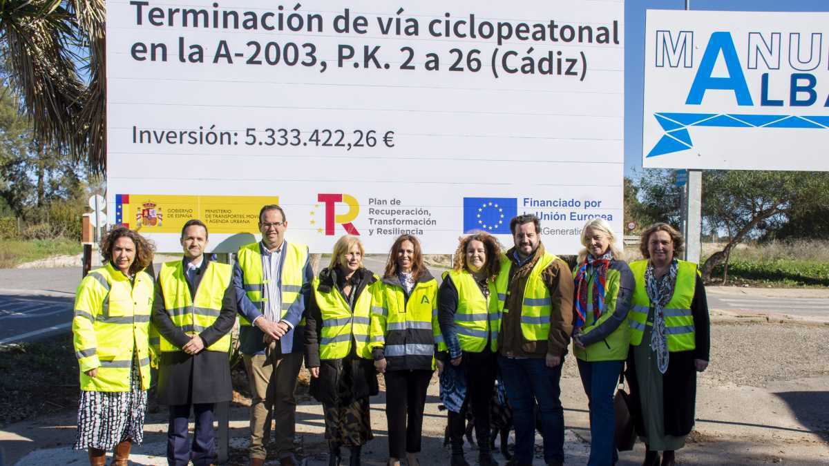 La Junta de Andalucía inicia las obras de la vía ciclopeatonal entre Jerez y La Barca de la Florida | Foto: Noelia Herrera (Jonocla) para El MIRA