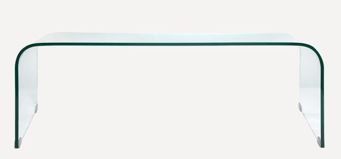 Mesa de centro de cristal modelo Shiny de El Corte Inglés