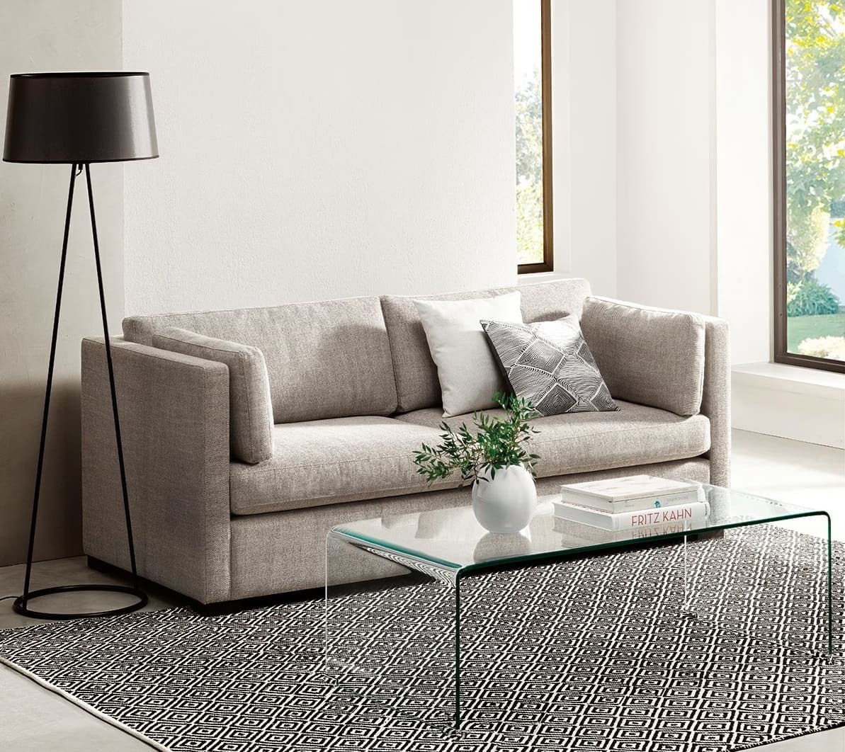 Mesa de centro de cristal modelo Shiny de El Corte Inglés