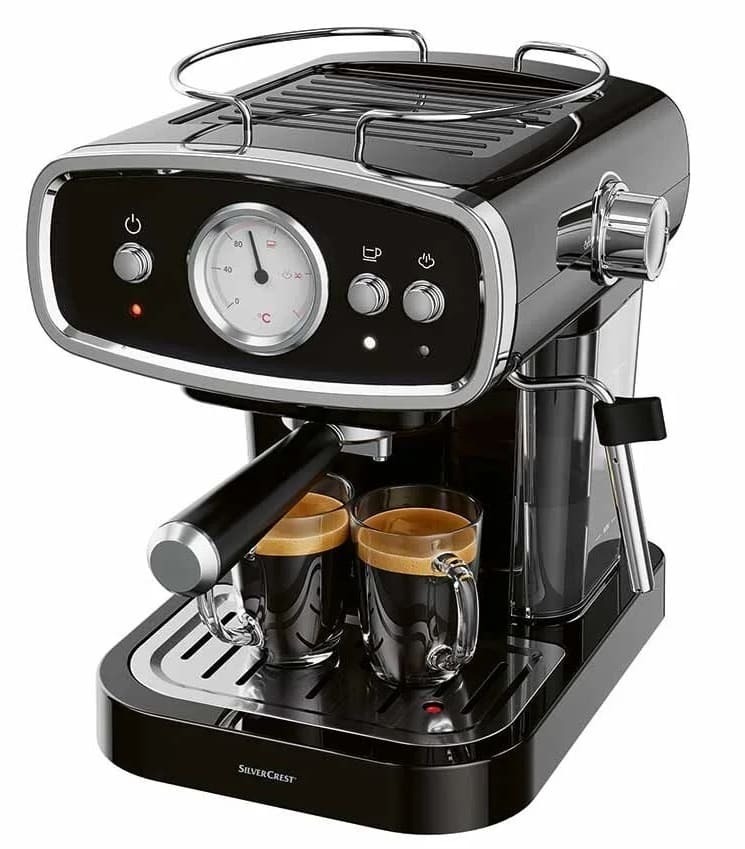 Cafetera vintage espresso de Silvercrest en Lidl