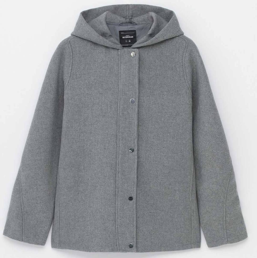 Abrigo básico de paño de Lefties