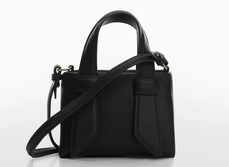 Bolso bandolera con doble asa de Mango