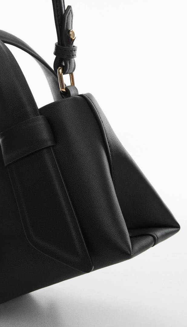 Bolso bandolera con doble asa de Mango