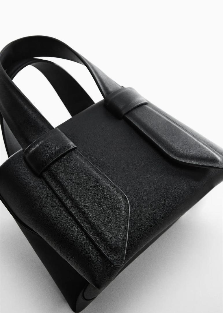 Bolso bandolera con doble asa de Mango