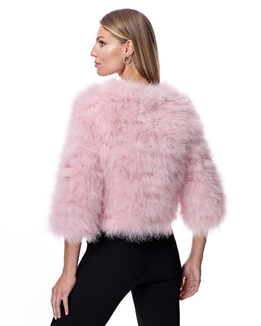 Chaqueta bolero de plumas de Marabú de Maximilian