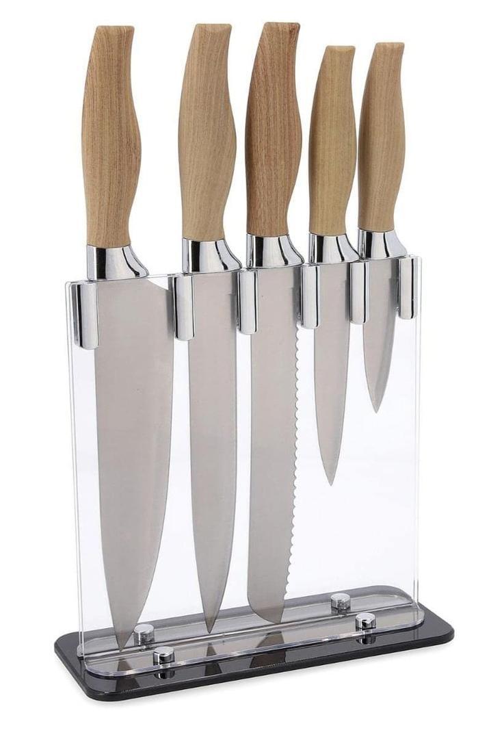 Set de 5 cuchillos con Tacoma transparente Baobab QUID