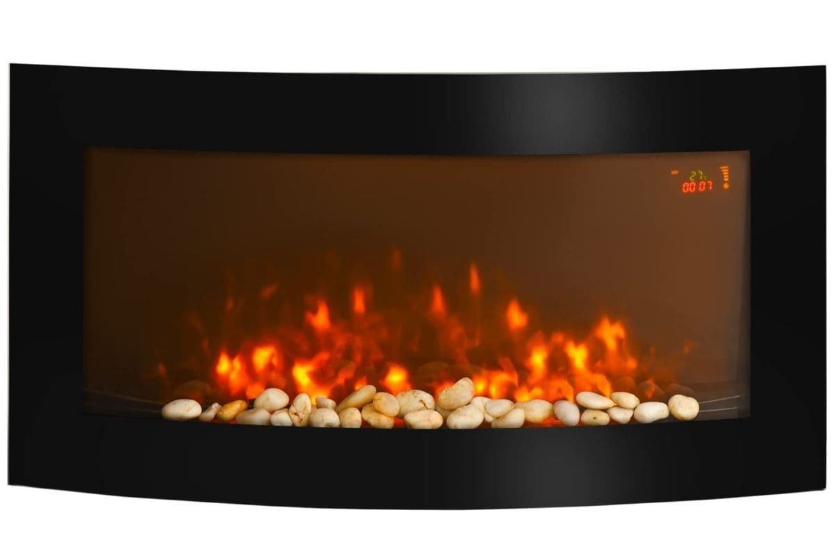 Chimenea eléctrica Homcom con mando a distancia