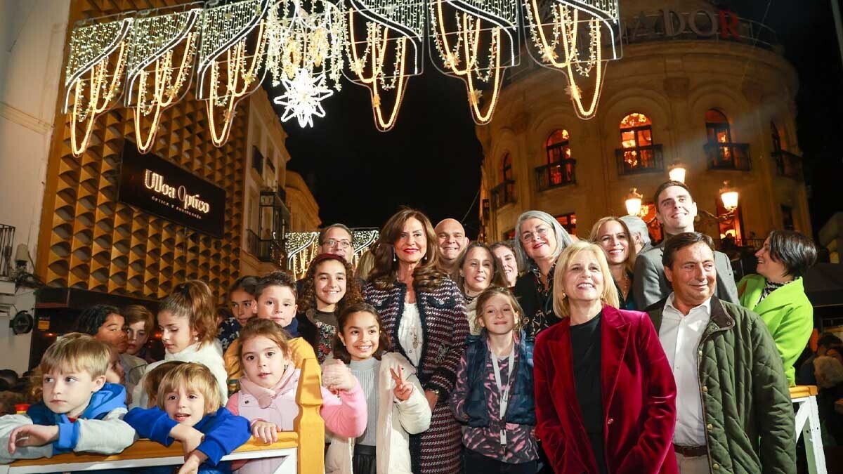 Encendido del alumbrado de Navidad 2023 en Jerez | Foto: Cristo García para El MIRA