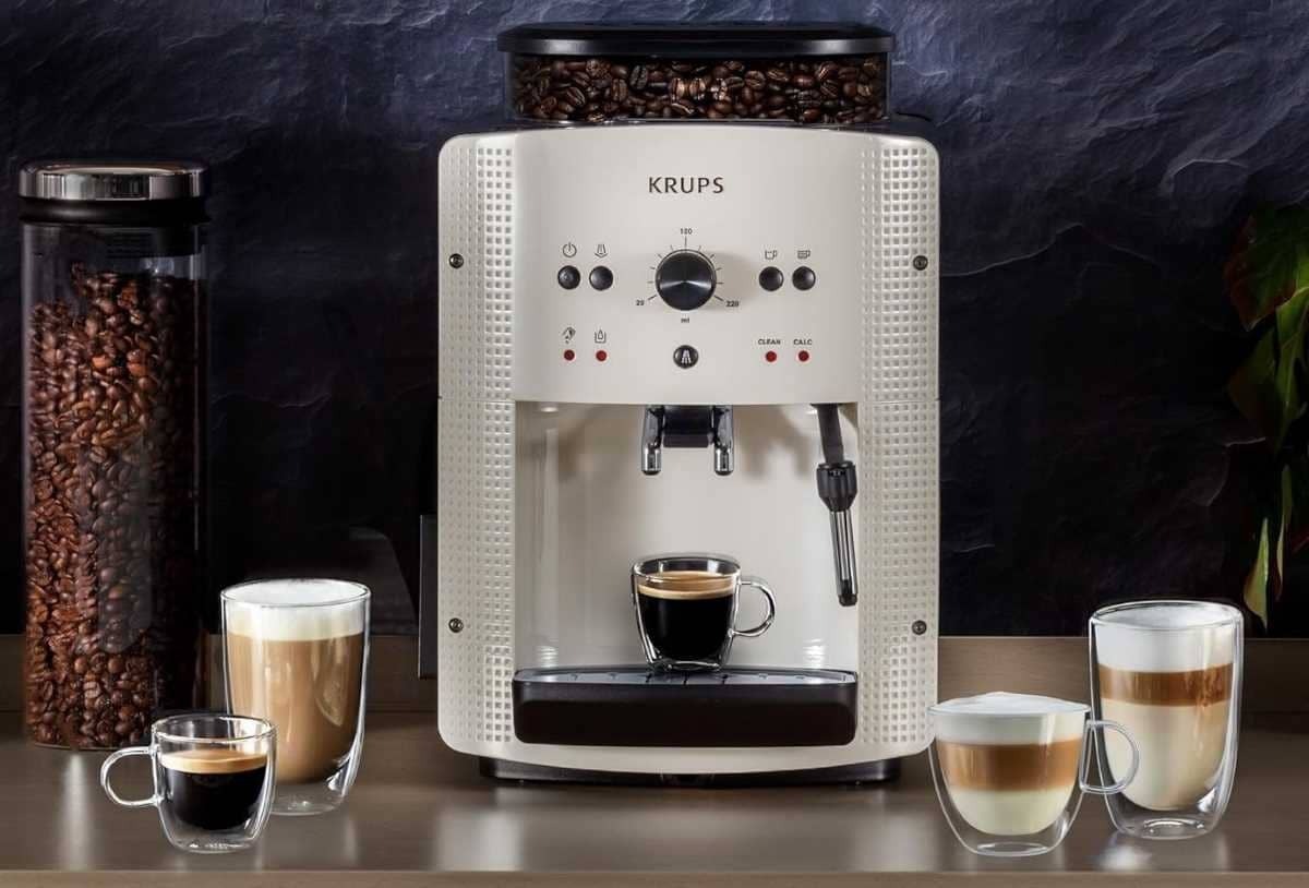 Krups Roma EA8105 Cafetera superautomática 15 bares de presión de Amazon