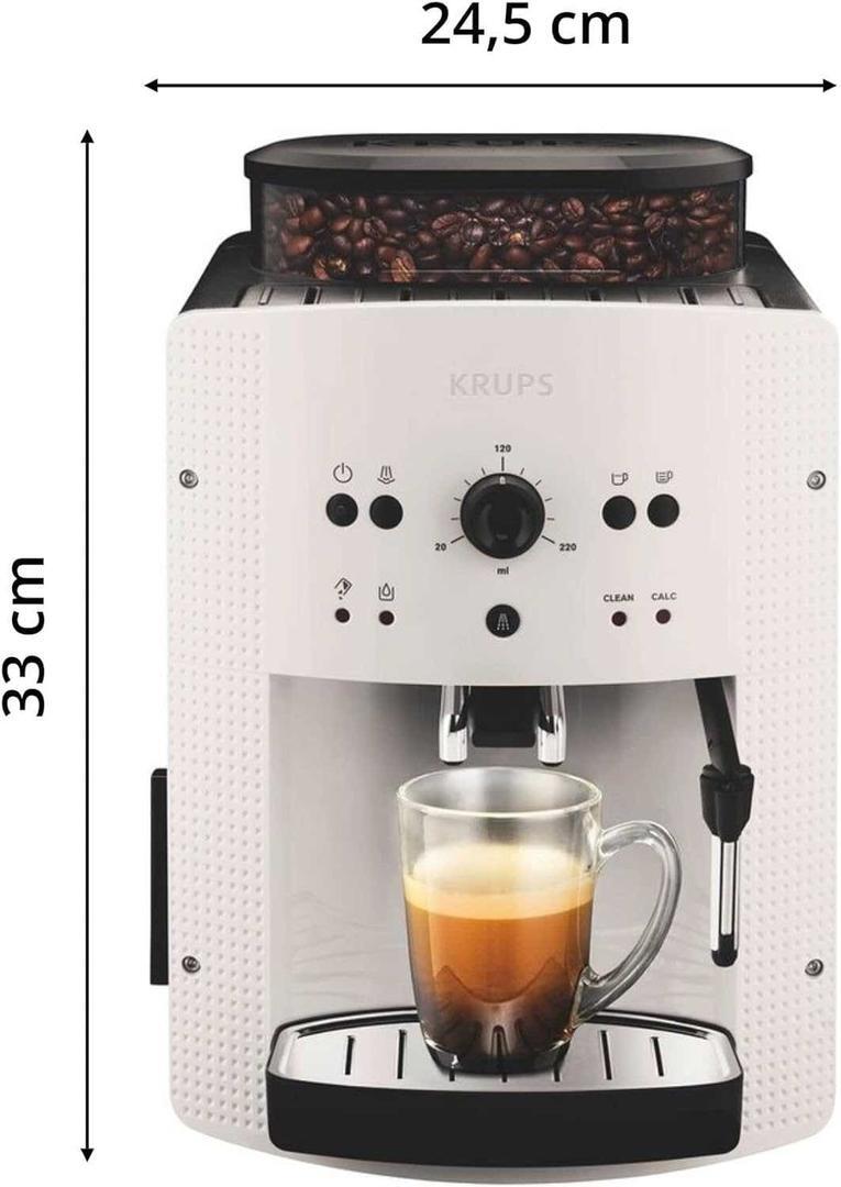 Krups Roma EA8105 Cafetera superautomática 15 bares de presión de Amazon