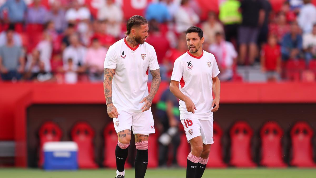 Jesús Navas y Sergio Ramos, dos de los capitanes del Sevilla FC