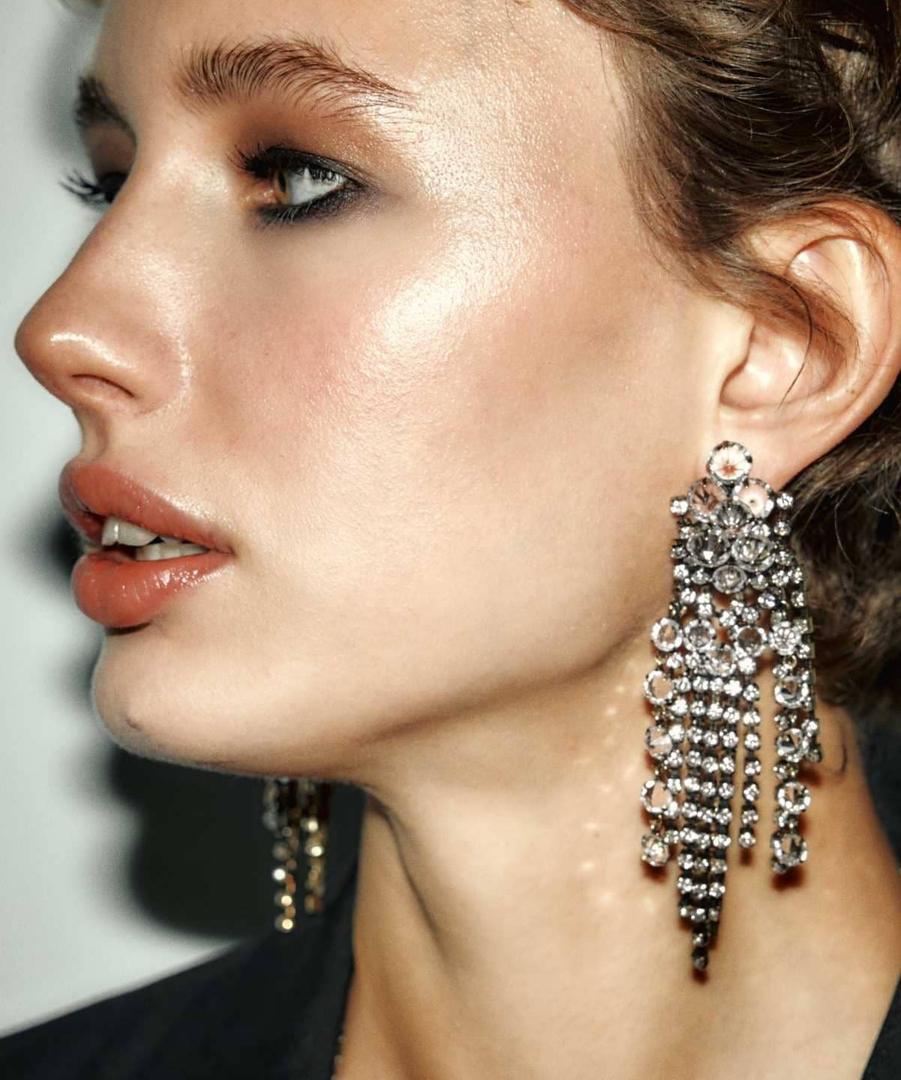 Pendientes cascada joyas de Zara