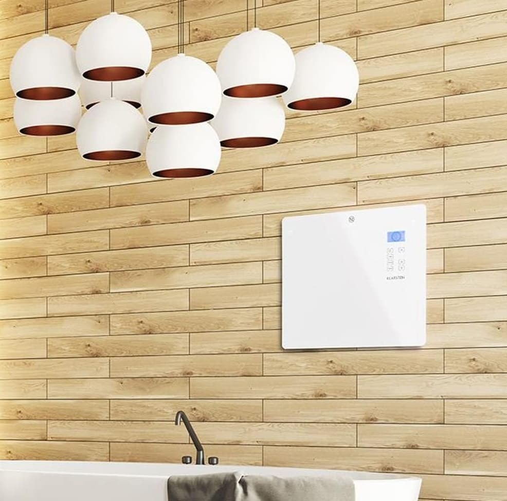 Calefactor futurista Norderney de Klarstein en Amazon