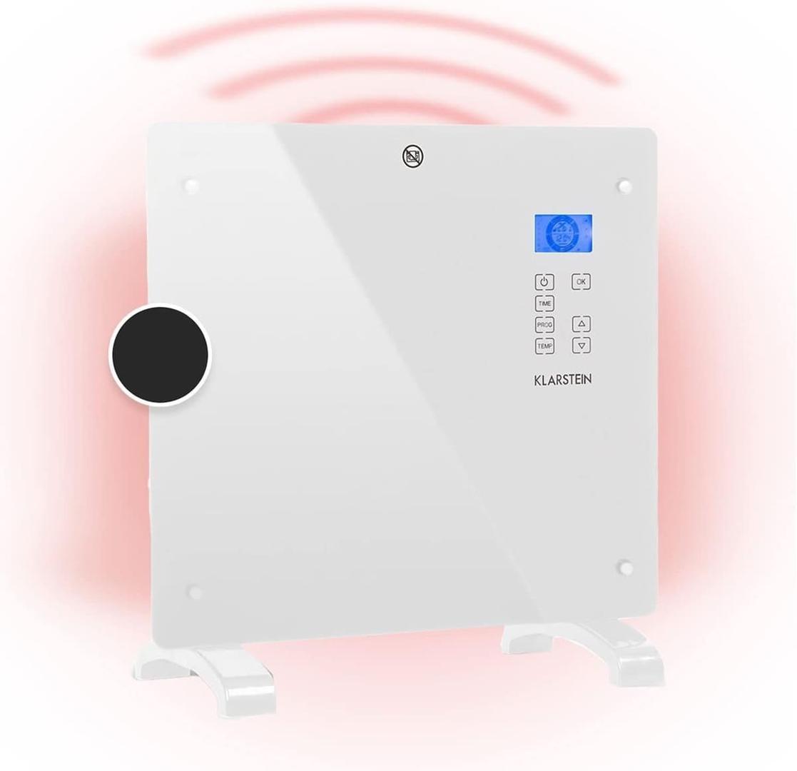 Calefactor futurista Norderney de Klarstein en Amazon