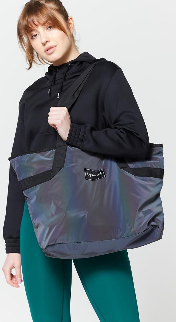 El bolso XXL reflectante de Domyos en Decathlon