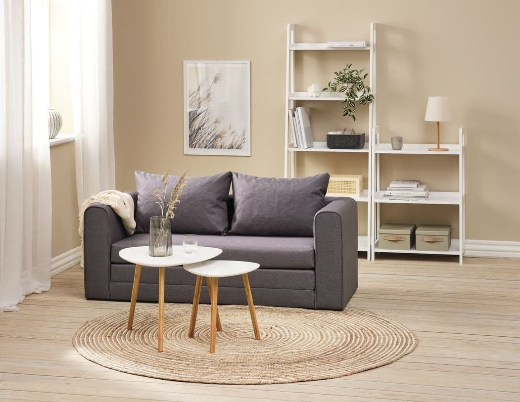 Sofá cama modelo SKILLEBEKK gris oscuro de JYSK