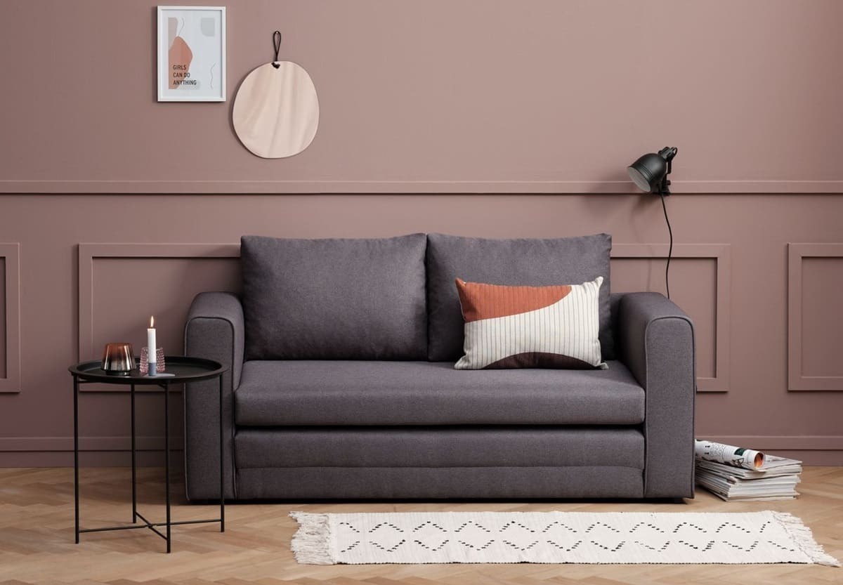 Sofá cama modelo SKILLEBEKK gris oscuro de JYSK