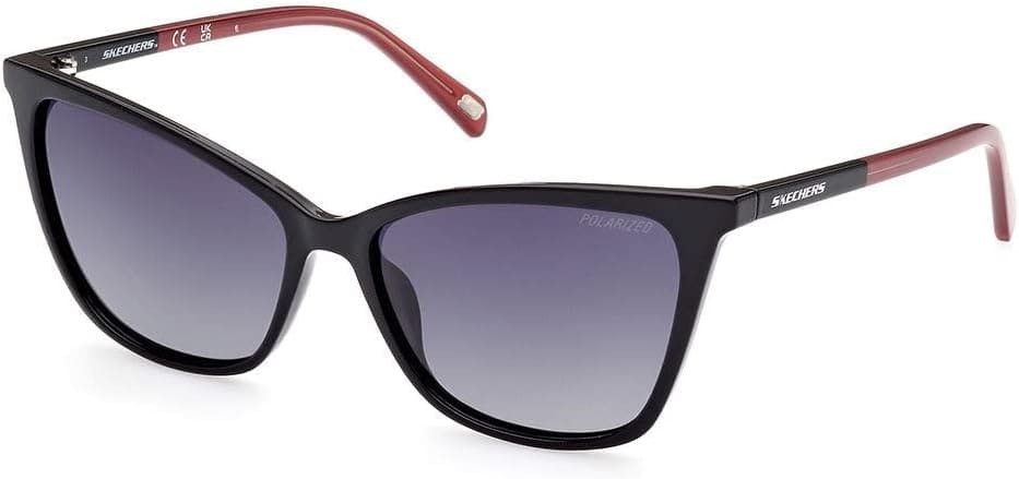 Gafas de sol Shiny Black para mujer de Skechers en Amazon
