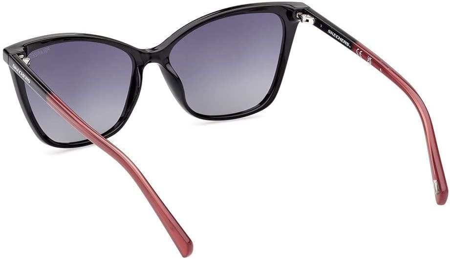 Gafas de sol Shiny Black para mujer de Skechers en Amazon