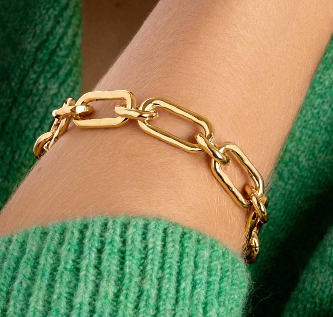 Singularu Pulsera Zambia Link aleación de metales bañado en oro de El Corte Inglés