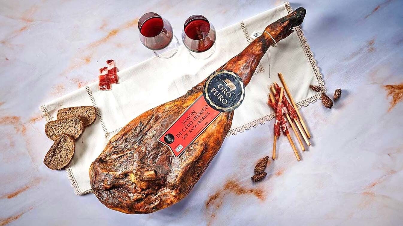 Jamón de cebo ibérico 50 por ciento Oro Puro de La Nevera Española