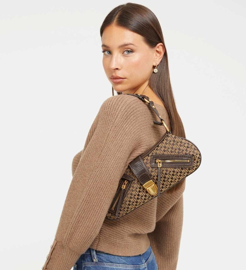 Bolso al hombro belle vintage de denim de Guess