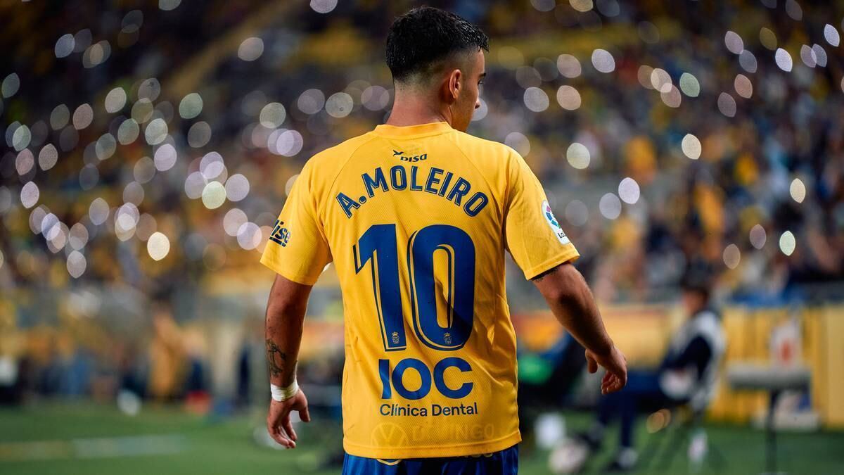 Alberto Moleiro, el dorsal 10 de la UD Las Palmas